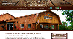 Desktop Screenshot of barnwooddining.com